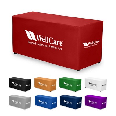 6' 4 Sided Fitted Style Table Cover 4 Sided